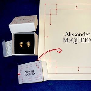 Alexander McQueen  Signature King and Queen Stud Earrings